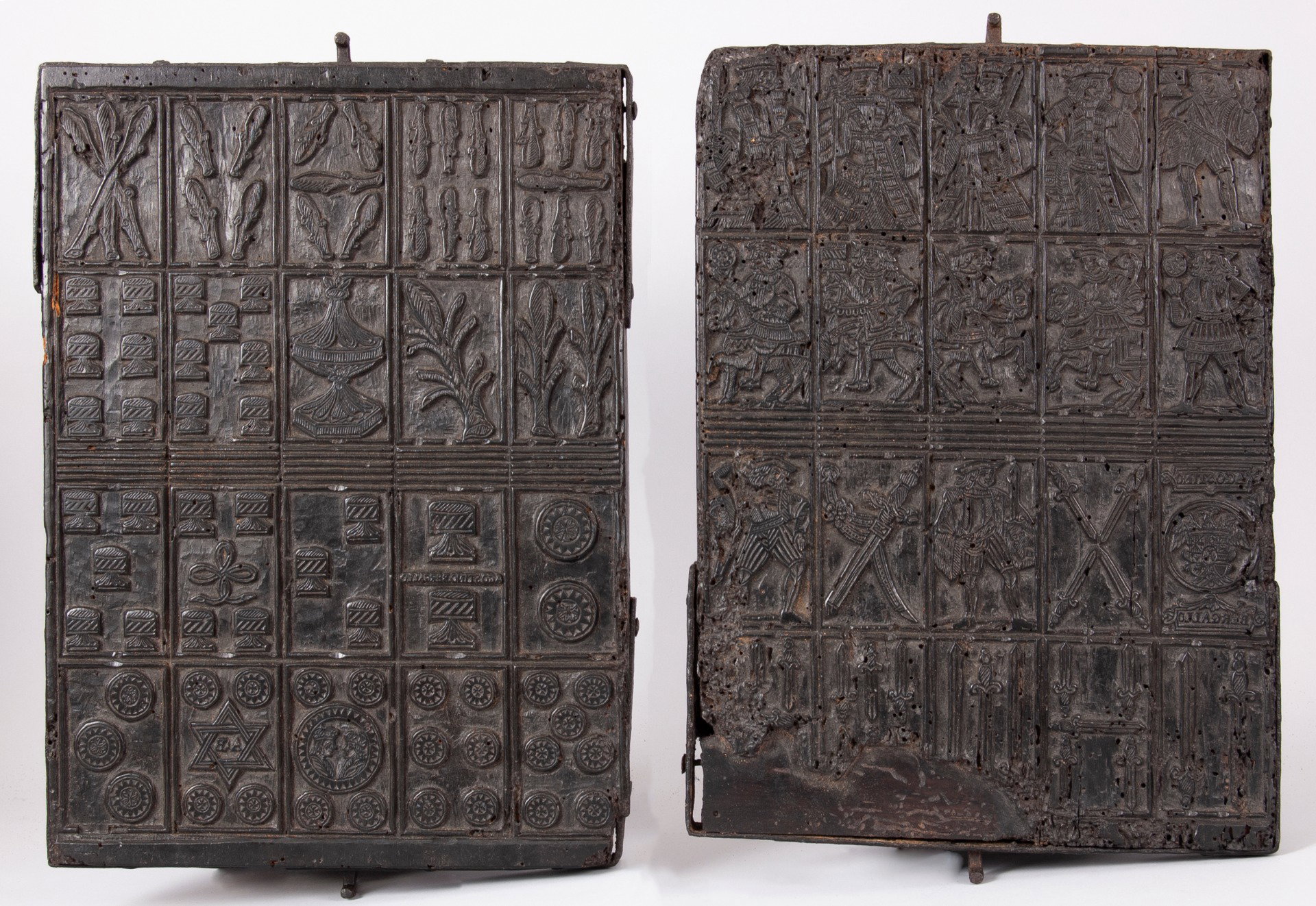 Agostino Bergallo, Couples de matrices pour cartes à jouer